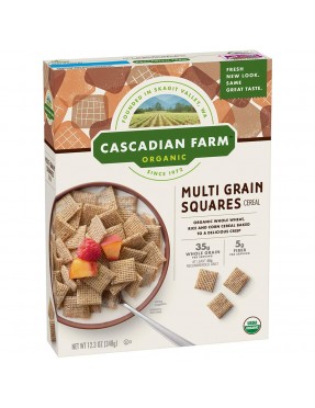 Cascadian Farm Multi Grain Sqrs (10x12.3OZ )