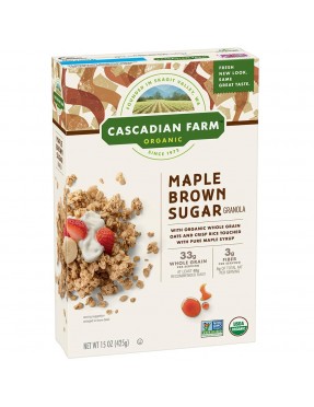 Cascadian Farm Mapple Brwsug Granola (6x15OZ )