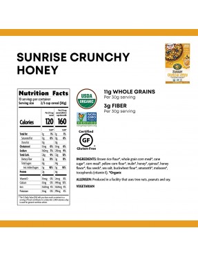 Nature's Path Sunrise Crunchy Honey (12x10.6 OZ)