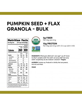 Nature's Path Flax Plus W/P Granola (1x25lb)