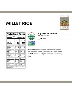 Nature's Path Millet Rice Flake Cereal (6x32 Oz)