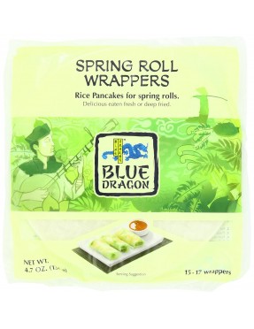 Blue Dragon Vietnamese Spring Roll Wrappers (12x4.7Oz)