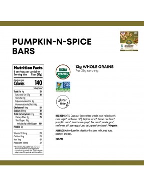 Nature's Path Pmpkn/Spice Bar (6x7.4OZ )