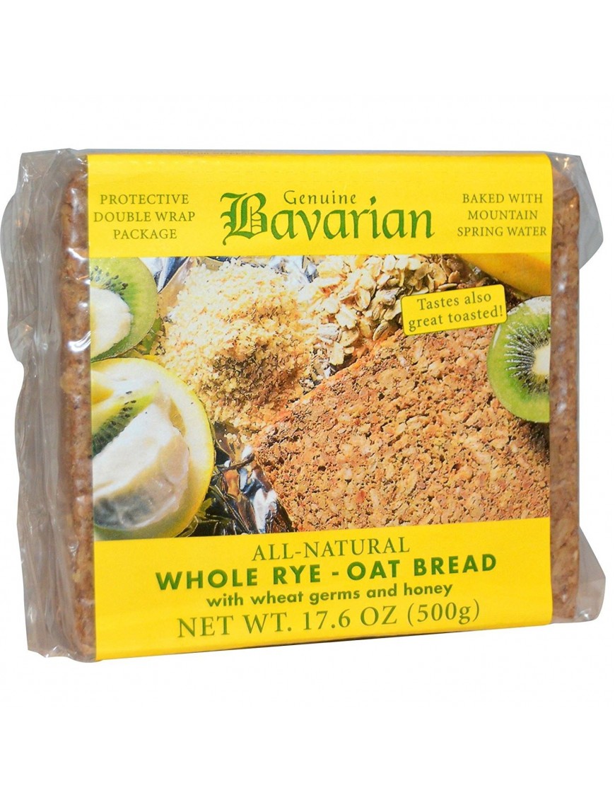 Bavarian Breads, Whole Rye-Oat Bread (6x17.6Oz)