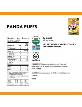 Envirokidz Panda Puffs Gluten Free (12x10.6 Oz)