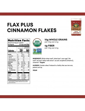 Nature's Path Flax Plus with Cinnamon (6x32 Oz)