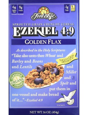 Food For Life Ezekiel 4:9 Golden Flax Cereal (6x16 Oz)