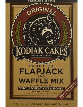 Kodiak Cakes Whole Wheat Honey Oat Flapjack/Waffle Mix (6x24 Oz)