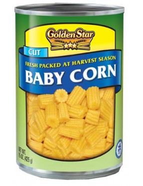 Golden Star Corn, Cut Young (12x15Oz)