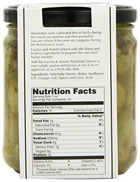 Cucina & Amore Artick Whole Marinated (6x14.5OZ )