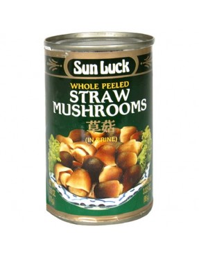 Sun Luck Straw Mushrooms Whole Peeled (12x5.95Oz)