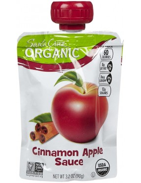 Santa Cruz Organic Apple Sauce Cinnamon (6X4 Ct)