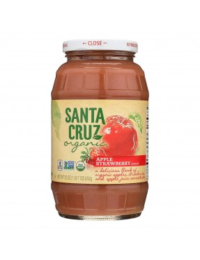 Santa Cruz Organic Strawberry Applesauce (12x23 Oz)