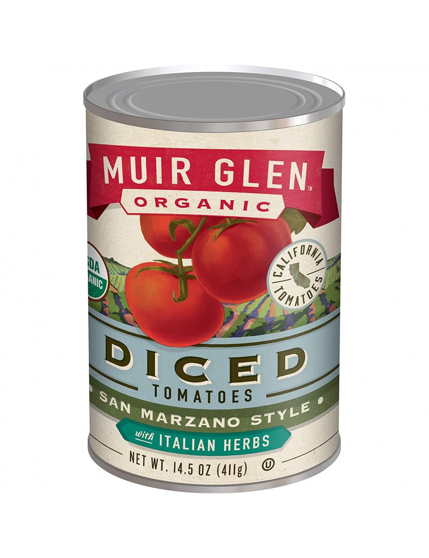 Muir Glen Diced Italian Tomato (12x14.5 Oz)