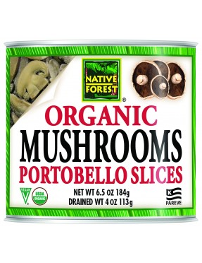 Native Forest Organic Sliced Portobello Mushrooms (12x7Oz)