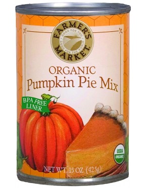 Farmer's Market Canned Pumpkin Pie Mix (12x15 Oz)