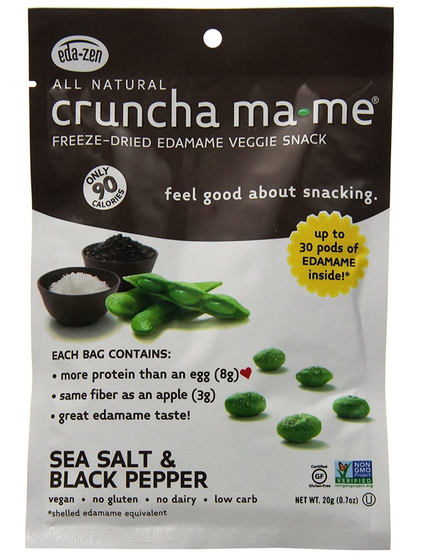 Cruncha Ma-Me Edamame SeaSalt/Pepper (8x0.7OZ )