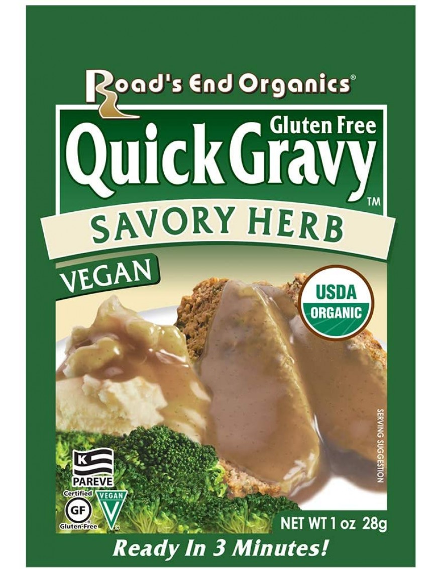 Road's End Organics Savory Herb Gravy Mix G/Free (12x1 Oz)
