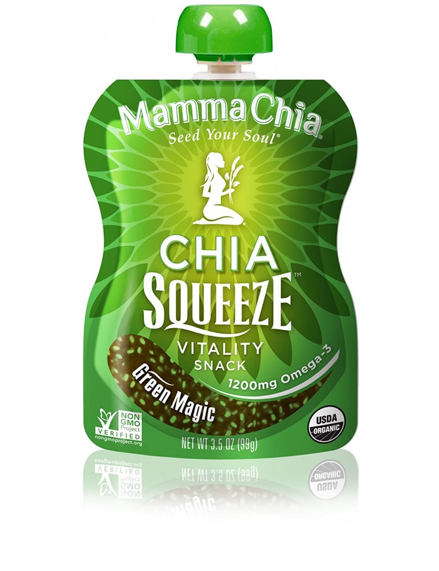 Mamma Chia Organic Green Magic Squeeze (16x3.5 OZ)