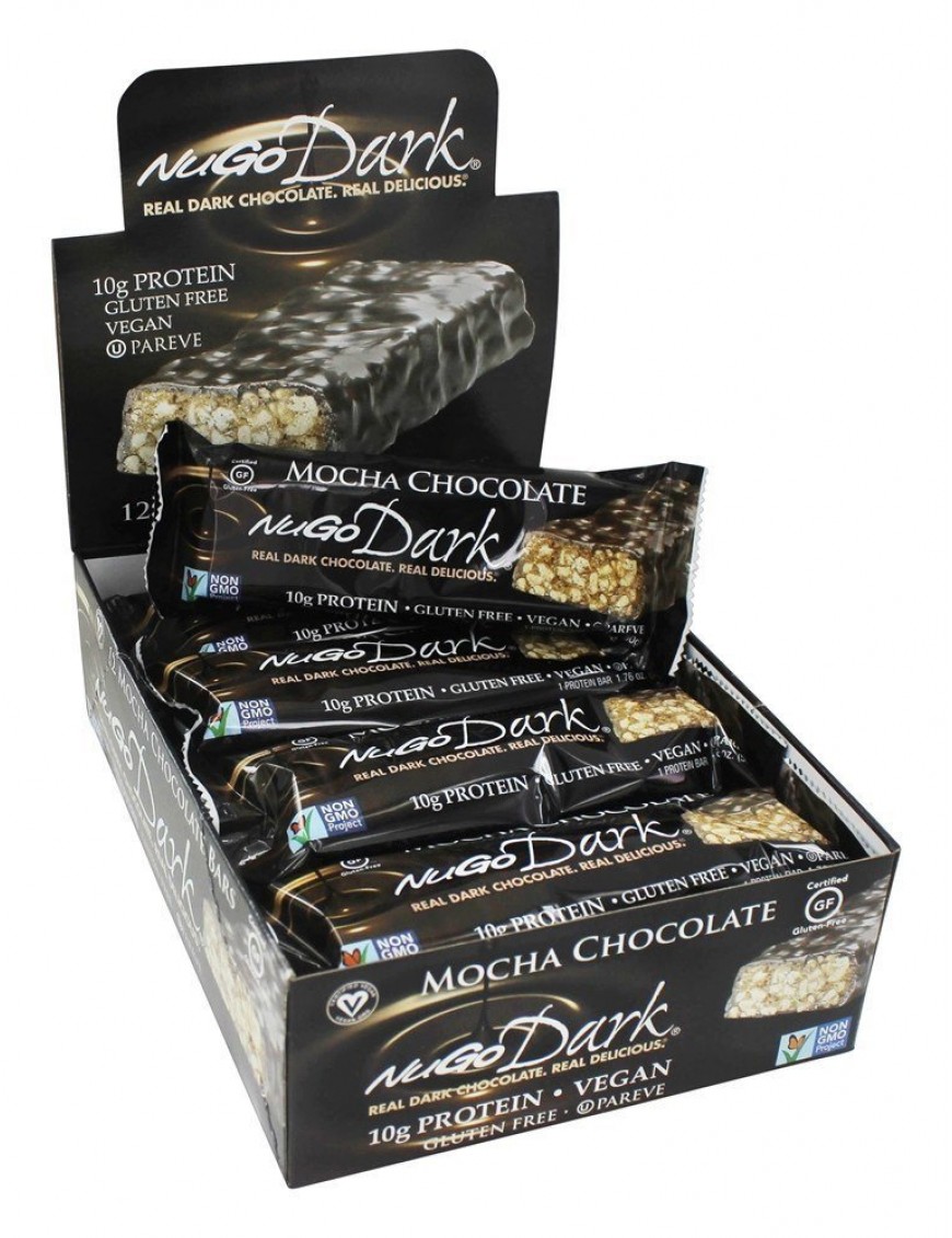 Nugo Nutrition Bar Dark Mocha Chocolate Bar (12x50 GM)