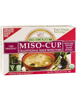 Edward & Sons Traditional Miso-Cup With Tofu (12x1.3 Oz)