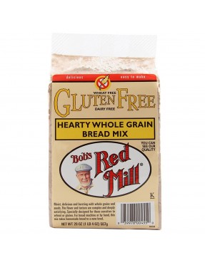 Bob's Red Mill Hearty Whole Grain Bread Mix G/Free (4x20 Oz)