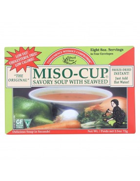 Edward & Sons Miso-Cup With Seaweed (12x2.5 Oz)