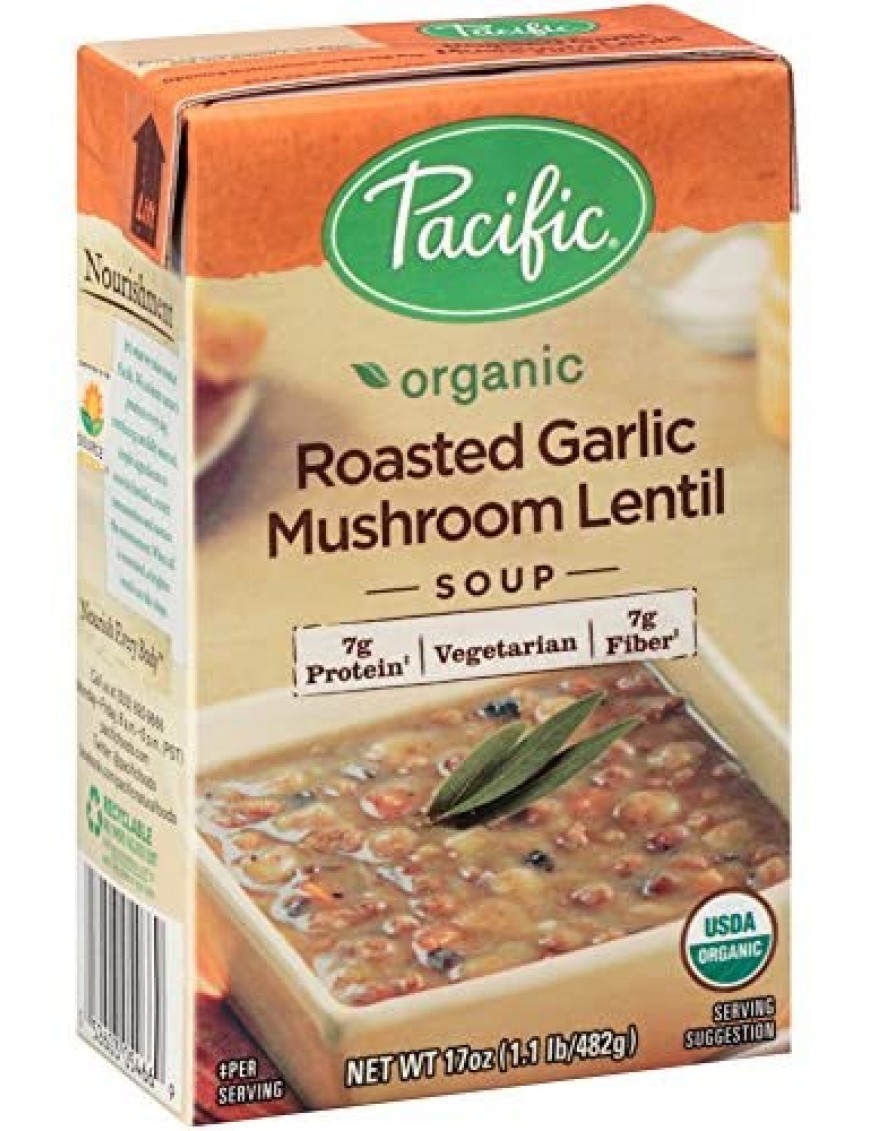 Pacific Natural Foods Gar/Mush Lntl Sp (12x17OZ )